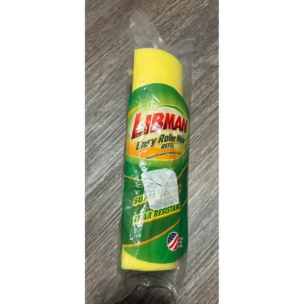 2 Libman Easy Roller Mop Refill Genuine Super Absorbent Tear Resistant New